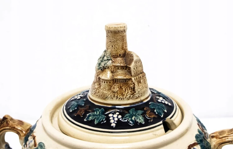 STARA CERAMICZNA WAZA ZAMKI NIEMIECKIE