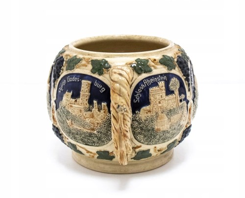 STARA CERAMICZNA WAZA ZAMKI NIEMIECKIE