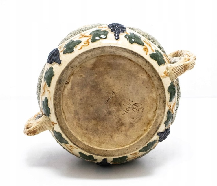 STARA CERAMICZNA WAZA ZAMKI NIEMIECKIE
