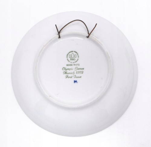 STARY PORCELANOWY TALERZ OLIMPIADA MONACHIUM 1972