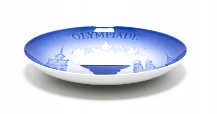 STARY PORCELANOWY TALERZ OLIMPIADA MONACHIUM 1972