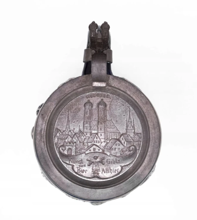 STARY CERAMICZNY NIEMIECKI KUFEL MONACHIUM