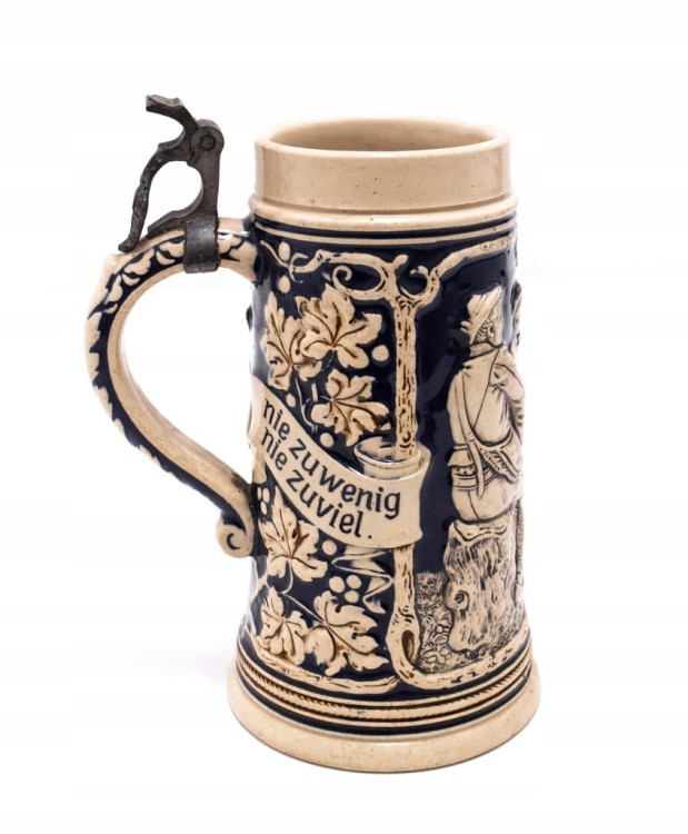 STARY CERAMICZNY NIEMIECKI KUFEL