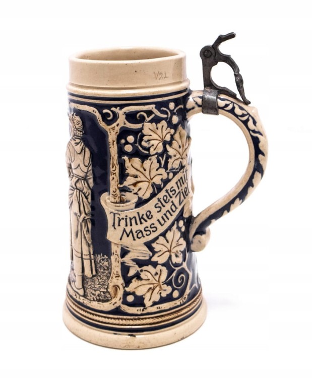STARY CERAMICZNY NIEMIECKI KUFEL