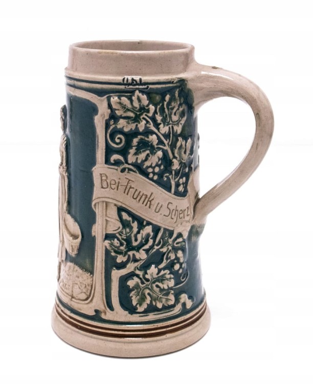 STARY CERAMICZNY NIEMIECKI KUFEL