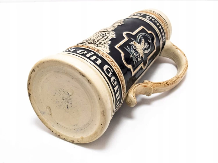 STARY WIELKI CERAMICZNY NIEMIECKI KUFEL