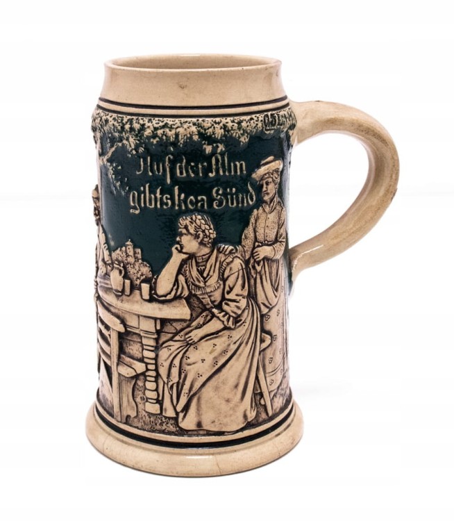 STARY CERAMICZNY NIEMIECKI KUFEL