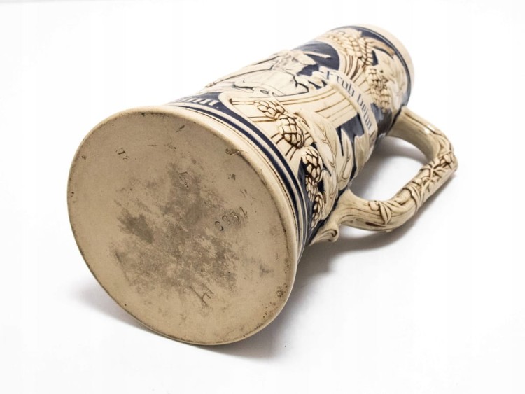 STARY WIELKI CERAMICZNY NIEMIECKI KUFEL