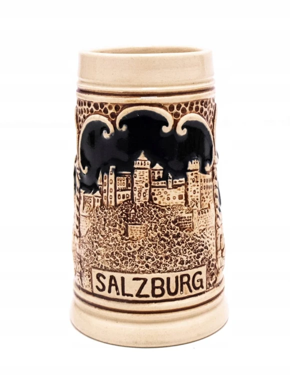 STARY CERAMICZNY NIEMIECKI KUFEL SALZBURG