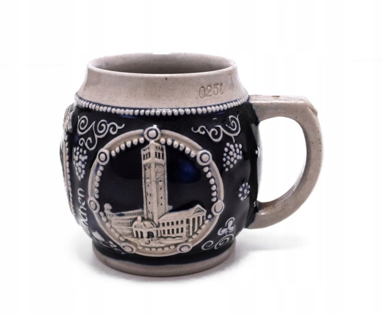 STARY CERAMICZNY NIEMIECKI KUFEL MONACHIUM