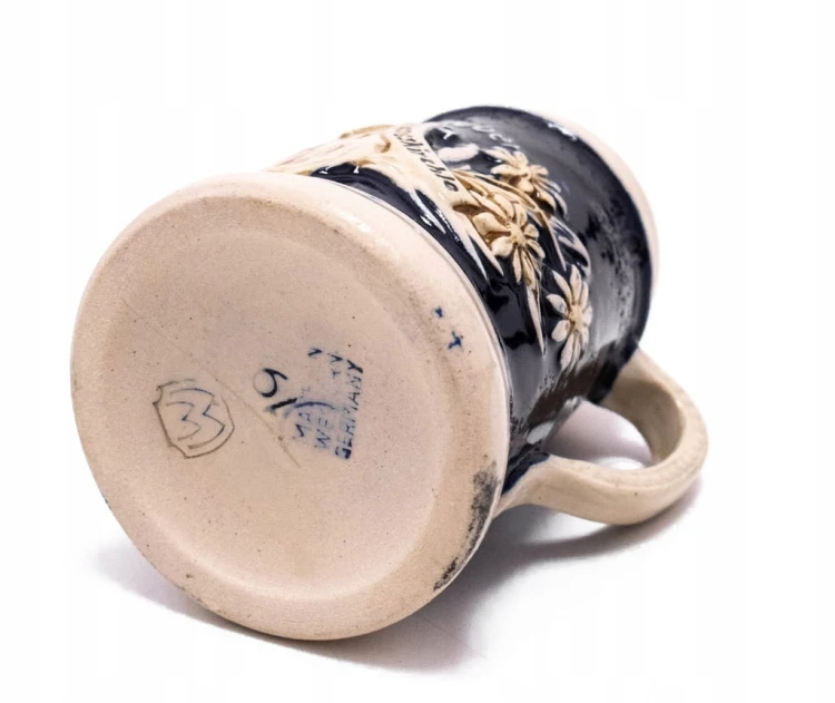 STARY CERAMICZNY NIEMIECKI KUFEL ROTHENBURG OB DER TAUBER