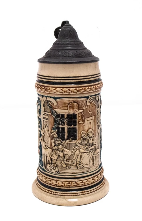 STARY CERAMICZNY NIEMIECKI KUFEL