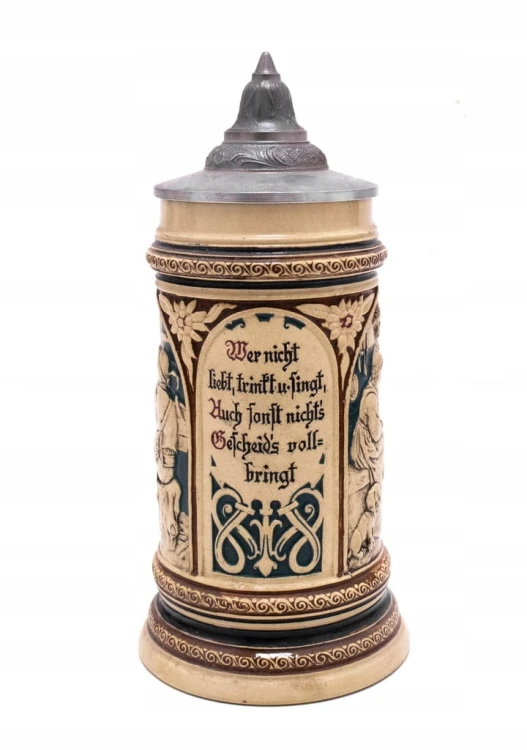 STARY CERAMICZNY NIEMIECKI KUFEL