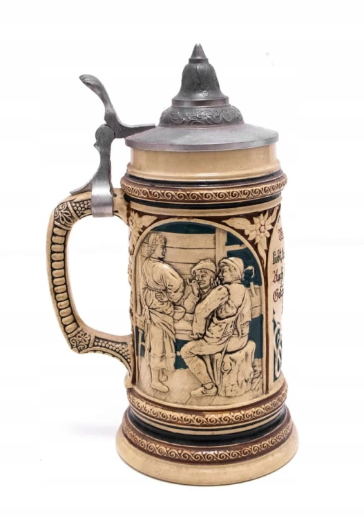 STARY CERAMICZNY NIEMIECKI KUFEL