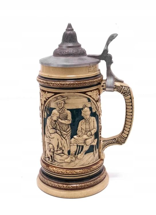 STARY CERAMICZNY NIEMIECKI KUFEL