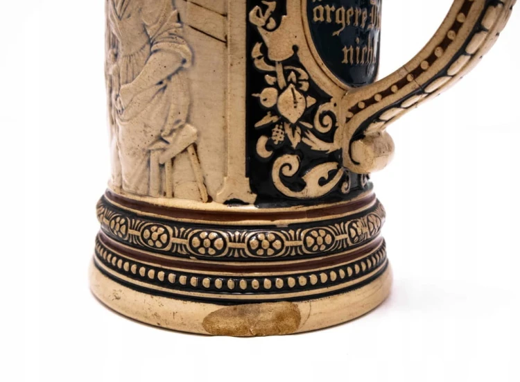 STARY CERAMICZNY NIEMIECKI KUFEL