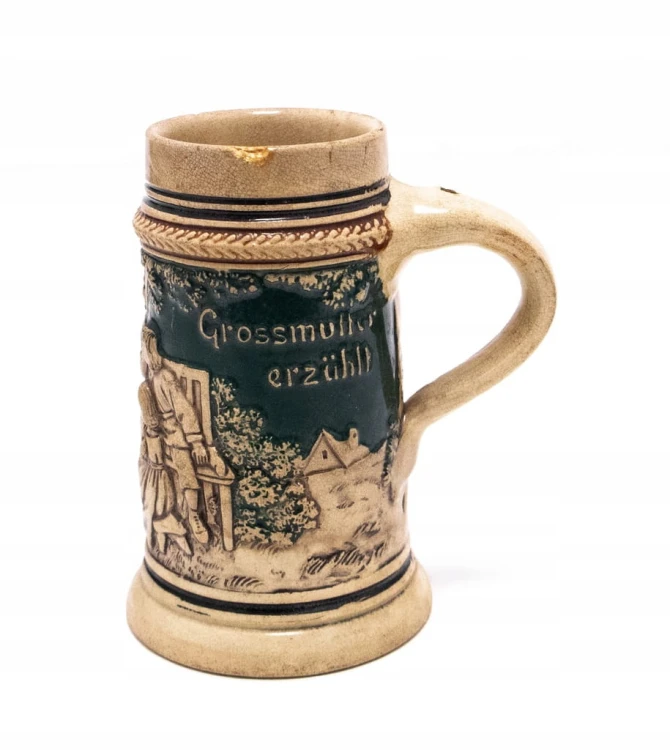 STARY CERAMICZNY NIEMIECKI KUFEL