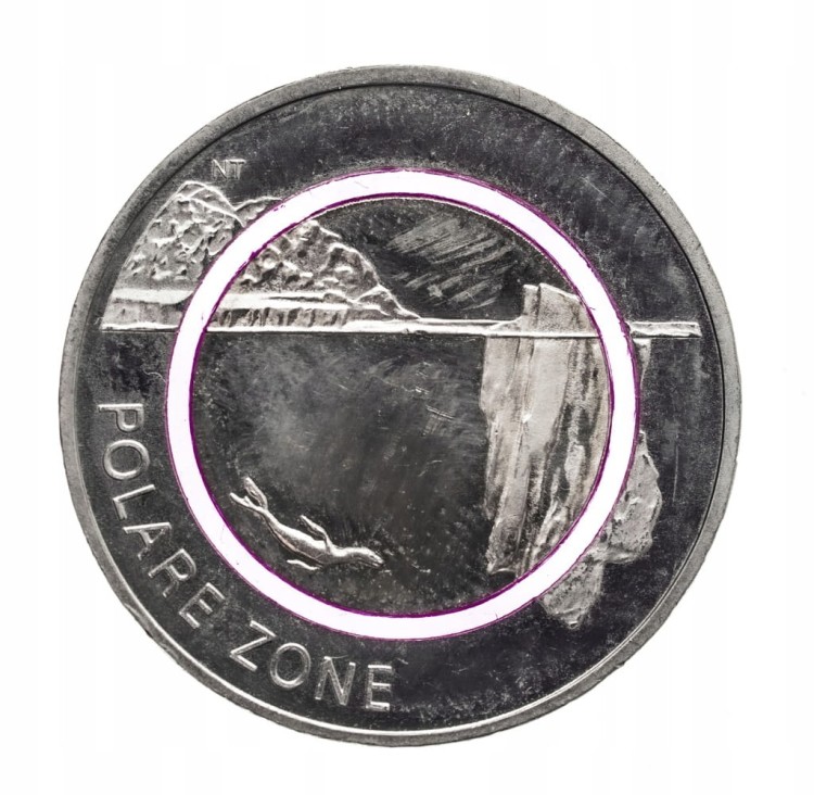Niemcy 5 euro, 2021, Strefa podbiegunowa.