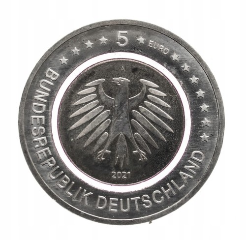 Niemcy 5 euro, 2021, Strefa podbiegunowa.