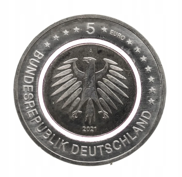 Niemcy 5 euro, 2021, Strefa podbiegunowa.
