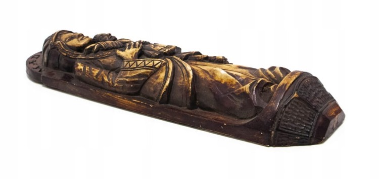 STARA GIPSOWA PŁASKORZEŹBA MADONNA