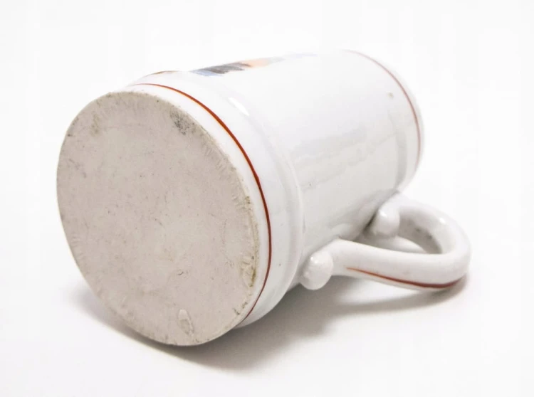 STARY PORCELANOWY KUFEL DREZNO