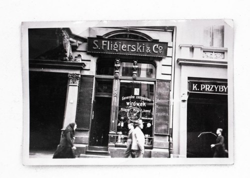 STARA FOTOGRAFIA - HURTOWNIA MASZYN, S. FLIGIERSKI & CO. POZNAŃ II RP