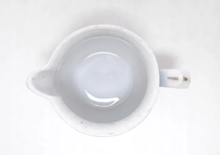 STARY PORCELANOWY MLECZNIK JELEŃ, KRYNICA ZDRÓJ II RP