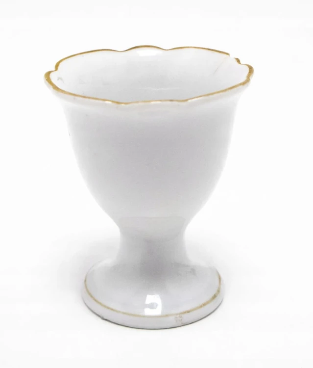 STARY PORCELANOWY KIELISZEK DO JAJKA THORN TORUŃ