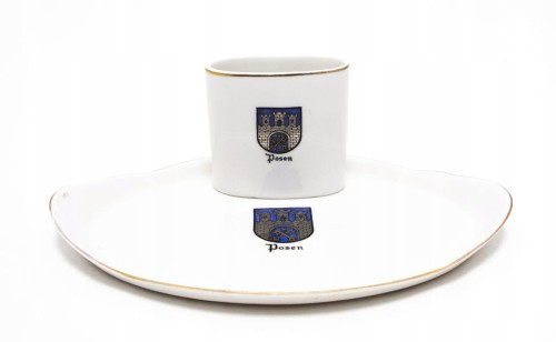 STARA PORCELANOWA TACKA I SZKATUŁKA POSEN POZNAŃ, KOLMAR CHODZIEŻ