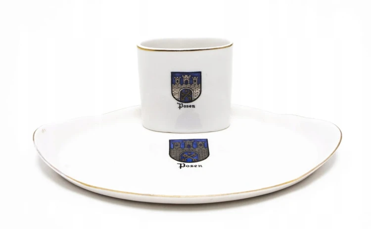 STARA PORCELANOWA TACKA I SZKATUŁKA POSEN POZNAŃ, KOLMAR CHODZIEŻ