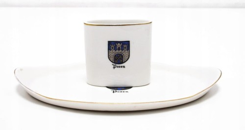 STARA PORCELANOWA TACKA I SZKATUŁKA POSEN POZNAŃ, KOLMAR CHODZIEŻ