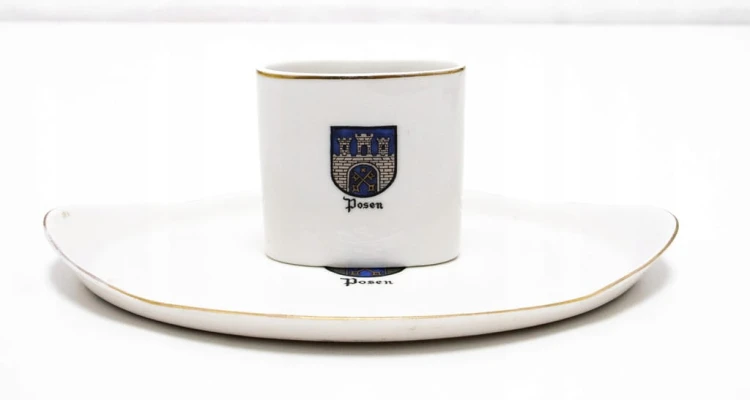 STARA PORCELANOWA TACKA I SZKATUŁKA POSEN POZNAŃ, KOLMAR CHODZIEŻ