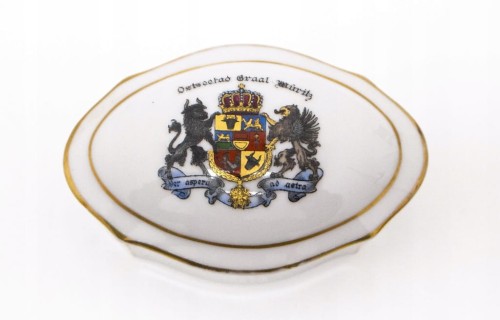 STARA PORCELANOWA SZKATUŁKA OSTSEEBAD GRAAL-MURITZ NIEMCY