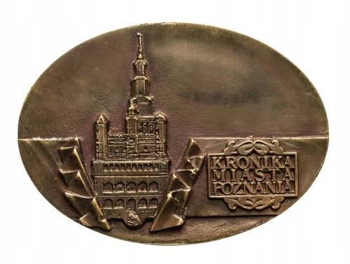 MEDAL 75 LAT KRONIKI MIASTA POZNANIA 1923-1998 (syg. J. K)