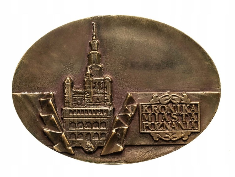 MEDAL 75 LAT KRONIKI MIASTA POZNANIA 1923-1998 (syg. J. K)