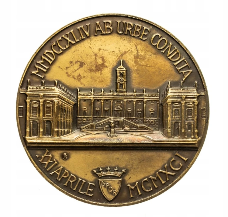 MEDAL 200 ROCZNICA URODZIN GIUSEPPE GIAOCHINO BELLI 1991, WŁOCHY