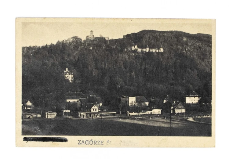 ZAGÓRZE ŚLĄSKIE - PANORAMA, ZAMEK l. 30/40