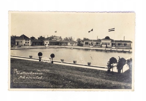 STARA POCZTÓWKA - WALTERHAUSEN, BASEN, NIEMCY III RZESZA