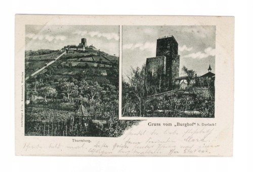 STARA POCZTÓWKA - WZGÓRZE THURMBERG, NIEMCY 1901
