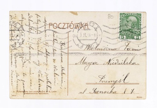 LWÓW - POLITECHNIKA LWOWSKA, PRZEMYŚL 1913