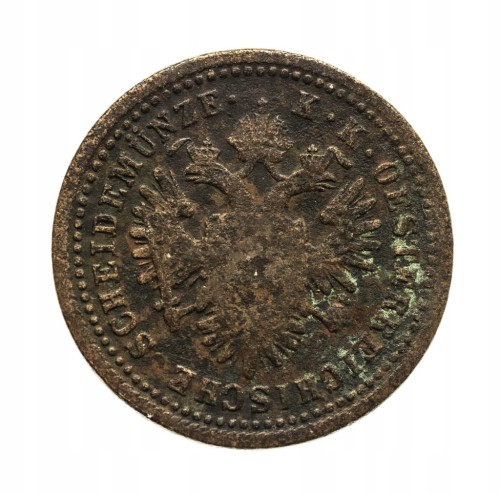 Austria, Franciszek Józef I, 1 krajcar 1851 A, Wiedeń