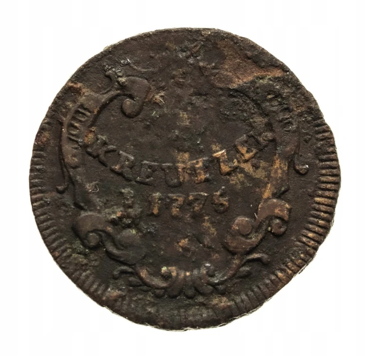 Austria, Józef II, 1/2 krajcara 1775 S, Smolnik