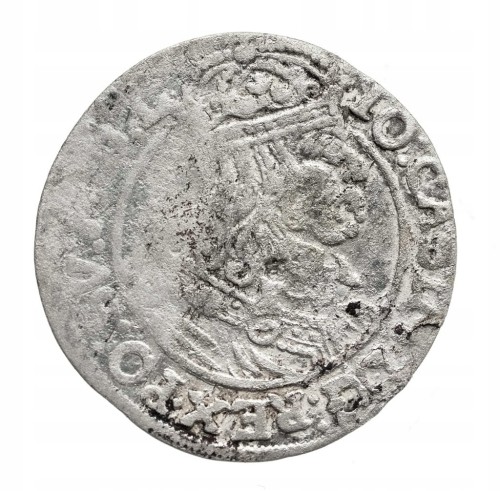 Polska, Jan II Kazimierz, szóstak 1667 AT, Kraków