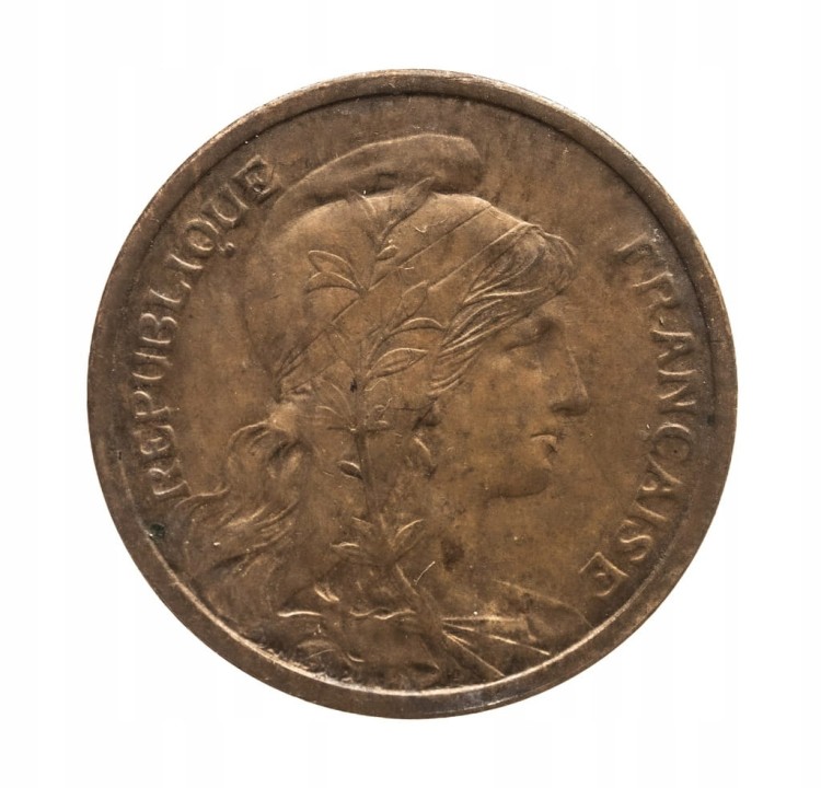 Francja, Trzecia Republika (1870-1941), 2 centymy 1904, Paryż