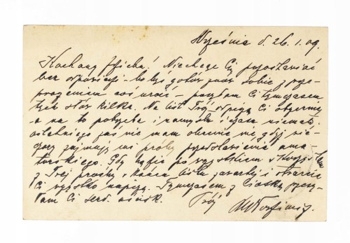 STARA POCZTÓWKA / LIST - BERLIN / WRZEŚNIA 1909