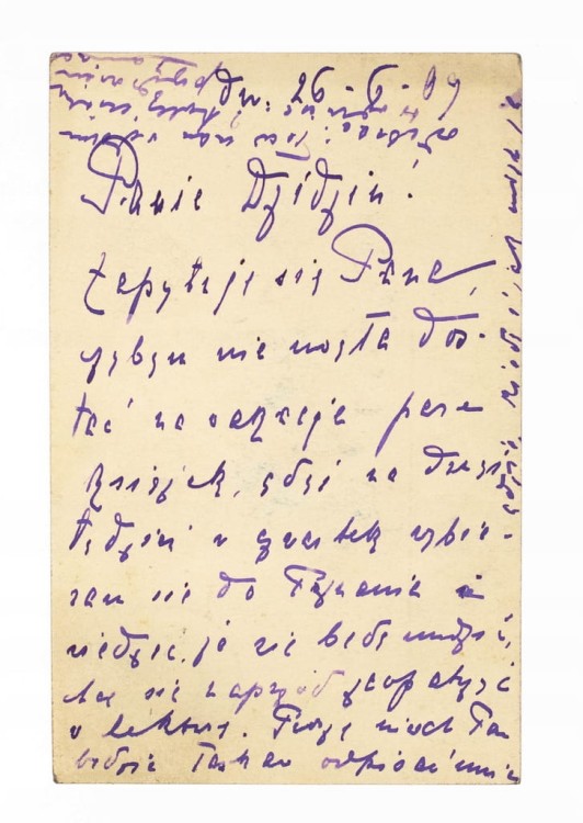 STARA POCZTÓWKA / LIST - BERLIN / SCHONEBERG 1909