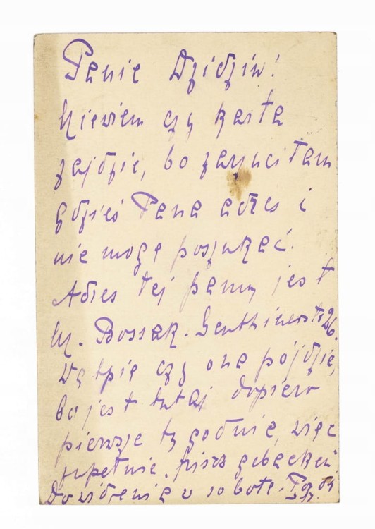 STARA POCZTÓWKA / LIST - BERLIN / SCHONEBERG 1909