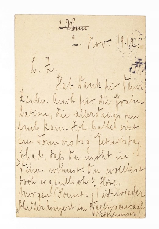 STARA POCZTÓWKA / LIST - CHARLOTTENBURG / BERLIN 1912