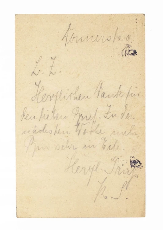 STARA POCZTÓWKA / LIST - BERLIN / POZNAŃ 1912